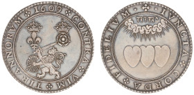 Collectie Penningen en Munten Dhr. H. van Osch - Pax in Nummis - 1609 - Medal '12-year Truce and the Triple Covenant Renewed' (by G. van Bylaer) (vL.I...