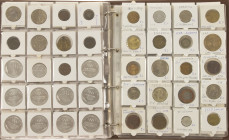 Medals in albums - Netherlands - Album containing almost 120 modern medals, advertising- a.o. tokens incl. 3 medals Mobilisation 1939 (Wilhelmina, Dut...