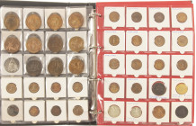 Medals in albums - Miscellaneous - Extensive collection Elephants on medals, jetons and coins in album, all from Thailand, many in copper, also in sil...