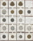 Medals in albums - Miscellaneous - Belgium - Album with approx. 34 tokens incl. Broeders van Liefde, Spaarzaamheid and Economie ('fles bier'), De Toek...