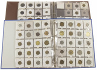Medals in albums - Miscellaneous - Two albums tokens, medals, emergency money etc. - French, German, English - incl. counter Église Saint-Jean en Grèv...