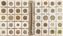 Medals in albums - Miscellaneous - Album with appr. 363 medals and tokens - stedenpenningen, coffee etc. tokens, advertising tokens