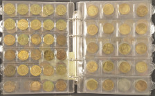 Medals in albums - Miscellaneous - Album with medals and tokens Belgium mostly modern, approx. over 100 pcs.