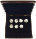 Medals in boxes - Netherlands - Collection 'De Oranje-Nassau collectie Oranje Boven!' cont. 31 Proof sterling silver medals in deluxe cassette