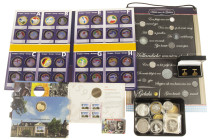 Medals in boxes - Netherlands - World Cup Suid-Afrika medal set, 'Hulde ad Gulde', medals and coins (some silver), kwartjes-cufflinks etc.