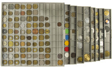 Medals in boxes - Miscellaneous - Plastic coin cabinet with 10 drawers containing a lot of German medals and tokens