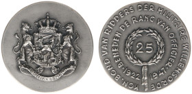 Orders and decorations - Netherlands - 1947 - Medal '25-Jarig bestaan van de Koninklijke Bond van Ridders der Militaire Willemsorde beneden de rang va...