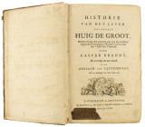 Miscellaneous - Literature - Netherlands - (At the plaque on Henricus Zwaardecroon:) Book 'Historie van het leven des Heeren Huig de Groot' by Caspar ...