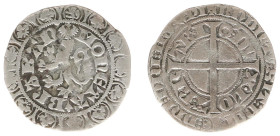 Hertogdom Brabant - Jan III (1312-1355) - Leeuwengroot ND (ca. 1339) unknown mint (VanHoudt G 269 / DW 359-360) - Obv. Rampant lion / Rev. Short cross...