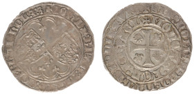 Hertogdom Brabant - Jan IV van Brabant (1415-1427) - Groot Drielander ND Brussel (DW 447 / Vanhoudt G353) – 2.08 g. – Obv. 2 shields in polylobe: +IOH...