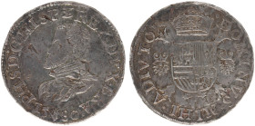 Hertogdom Brabant / Antwerpen - Philips II (1555-1598) - Philipsdaalder 1580 Bust bust to left w/o arms of Portugal (Vanhoudt -, / vGH 210-1g / Delm. ...