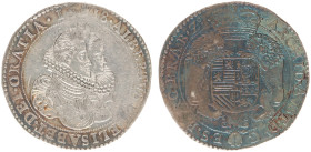 Hertogdom Brabant / Antwerpen - Albert & Isabella (1598-1621) - Dukaton 1618 (Delm. 248 / vGH 309-1 / Vanhoudt 617) - Obv. Busts of Archedukes / Rev. ...