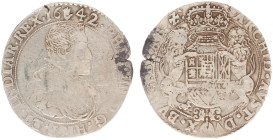 Hertogdom Brabant / Antwerpen - Philips IIII (1621-1665) - Dukaton 1642 (Delm. 284 / vGH 327-1b type II / Vanhoudt 642) - F/VF