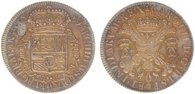 Hertogdom Brabant / Brussel - Karel II (1665-1700) - Patagon 1689 Brussel new type with plain edge (vGH 350-2c / Delm. 350 R1 / Vanhoudt 714 R1) - 28....