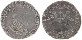 Hertogdom Brabant / Maastricht - Philips II (1555-1598) - 1/10 Philipsdaalder 1571 mm. Star (CNM 2.07.20 / vGH 213-2b / Vanhoudt 308) - scarce - F/VF
