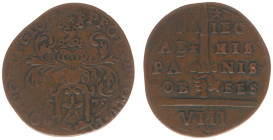 Hertogdom Brabant / Maastricht - Stad Maastricht belegerd door de Spanjaarden olv. Alexander Farnese (1579) - 8 Stuivers 1579 emissie juni (CNM 2.33.9...