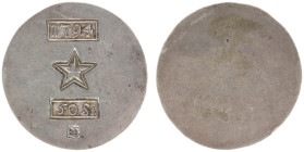 Hertogdom Brabant / Maastricht - Stad Maastricht belegerd door de Fransen onder Generaal Kleber (1794) - Siege coinage - 50 Stuivers 1794 reeded edge ...