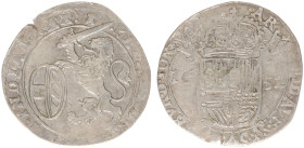 Heerlijkheid Doornik / Tournai - Philips IIII (1621-1665) - Escalin 1652 (vGH 333-9 / Vanhoudt 648) - a.VF - ex-muntvondst/hoard Middelburg 1986