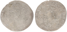 Luxemburg - Philips IIII (1621-1665) - Escalin 1637 with arms of Luxemburg (vGH 333-5 / Vanhoudt 648 / Probst L239-3) - Fine - rare - ex-muntvondst/ho...