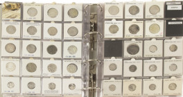 Dutch Provincial in albums - Album with big collection Dutch Provincial silver coinage among which Bezemstuivers, Dubbele (wapen) stuivers, Rijder-, R...
