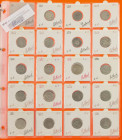 Dutch Provincial in albums - Small collection Dutch provincial coinage: Duiten, Dubbele Wapenstuivers Holland, West-Friesland, Overijssel, Zeeland, et...