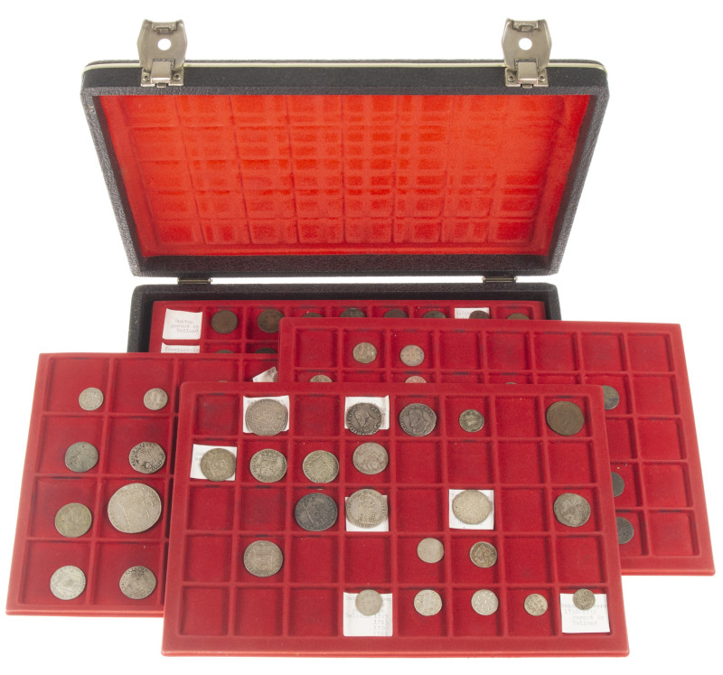 Dutch Provincial in boxes - Box Dutch Provincial copper and silver coinage mostl...