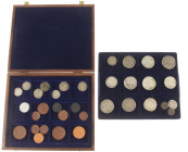 Dutch Provincial in boxes - Small cassette Dutch Provincial coinage among which Guldens, Leeuwendaalders, Florijn, Rijksdaalders, Zilveren Rijders, et...