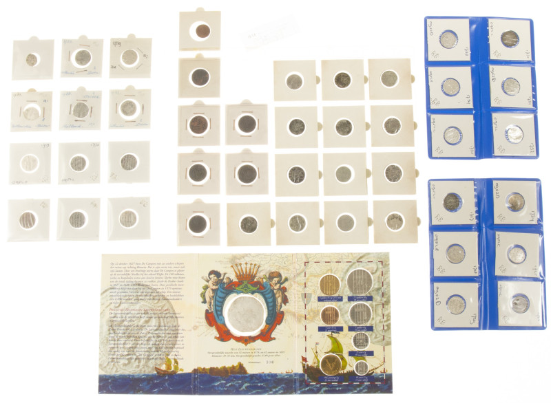 Dutch Provincial in boxes - Box Dutch provincial coinage among which Dubbele Wap...