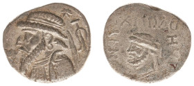 Elymais - Kamnaskires V (c. 54/3-33/2 BC) - Billon tetradrachm (14.74 g.). Seleucia on the Hedyphon mint. Diademed bust to left, with long beard, anch...