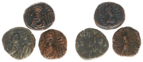 Kingdom of Elymais - Orodes III, 2nd cent. AD - AE drachm (type 16.1, subtype 1-1); same: Orodes III, AE drachm (Type 16.4, subtype 2-1A); Praates, ea...