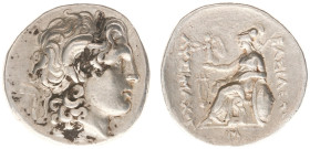 Kingdom of Thrace - Lysimachos (323-281 BC) - AR Tetradrachm (Mytilene c. 294-290 BC, 17.06 g) - Head of Alexander III right wearing diadem and horn o...
