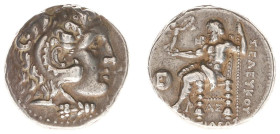 The Seleukid Kingdom - Seleukos I Nikator (312-280 BC) - AR Tetradrachm (Sardes c. 282-281 BC, 16.57 g) - Head of Herakles right, wearing lion's skin ...