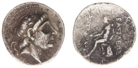 The Seleukid Kingdom - Antiochos I Soter (281-261 BC) - AR Tetradrachm (Tarsos (?), 15.63 g) - Diademed head right / Apollo seated left on omphalos, m...