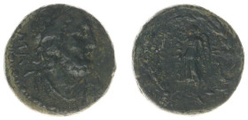 The Seleukid Kingdom - Antiochos I Soter (281-261 BC) - AE15 (Cilicia / Mallos, 3.04 g) - Laureate head of Zeus right / Nike standing left, text to le...