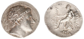The Seleukid Kingdom - Antiochos Hierax (246-227 BC) - AR Tetradrachm (Alexandreia Troas, 16.99 g) - Head right with winged diadem / Apollo, with bow ...