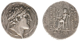 The Seleukid Kingdom - Alexander I Balas (150-145 BC) - AR Tetradrachm (Antioch SE 164 (149-148 BC), 15.62 g) - Diademed head right / Zeus enthroned l...