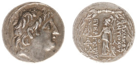 The Seleukid Kingdom - Antiochos VII Euergetes (138-129 BC) - AR Tetradrachm (Cappadocian mint c. 107-100 BC, 16.60 g), posthumous issue under Ariarat...