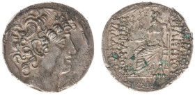 The Seleukid Kingdom - Philip I Philadelphus (ca. 95/4–76/5 BC) - AR Tetradrachm (uncertain mint, Seleukeia ad Kalykadnos?, 93-89 BC, 15.16 g) - Diade...