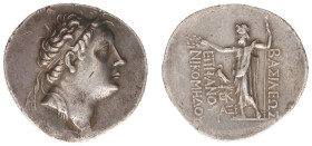 Bithynian Kingdom - Nikomedes II Epiphanes (149-128 BC) - AR Tetradrachm (RY AΞP = 161 = 138-137 BC, 16.61 g) - Diademed head of Nikomedes II right / ...