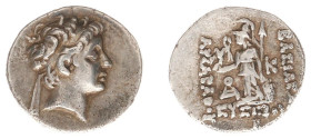 The Cappadocian Kingdom - Ariarathes V Eusebes Philopator (163-130 BC) - AR Drachm (RY 2 (162-161 BC, 4.12 g) - Diademed head right / Athena Nikephoro...