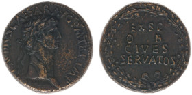 Roman Imperial Coinage - Claudius (41-54) - AE Sestertius (Rome AD 41/42, 24.33 g) - TI CLAVDIVS CAESAR AVG PM TRP IMP Laureate head right / EX SC OB ...