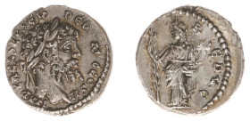 Roman Imperial Coinage - Septimius Severus (193-211) - AR Denarius (Emesa AD 194-195, 3.00 g) - IMP CAE L SEP SEV PERT AVG COS II Laureate head right ...