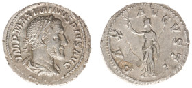 Roman Imperial Coinage - Maximinus I Thrax (235-238) - AR Denarius (Rome AD 236, 2.88 g) - Laureate, draped and cuirassed bust right / PAX AVGVSTI Pax...