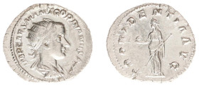 Roman Imperial Coinage - Gordianus III (238-244) - AR Antoninianus (Rome, AD 238, 3.64 g) - Radiate, draped and cuirassed bust right / PROVIDENTIA AVG...