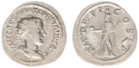 Roman Imperial Coinage - Gordianus III (238-244) - AR Antoninianus (Rome AD 239, 4.35 g) - Radiate, draped and bust right / PM TRP II COS PP Provident...