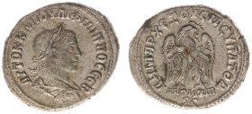 Roman Imperial Coinage - Philippus II (244-249) - Seleucis et Pieria / Antiochia - AR Tetradrachm (10.56 g) - Laureate, draped and cuirassed bust righ...