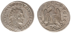 Roman Imperial Coinage - Traianus Decius (249-251) - Seleucis and Pieria / Antiochia ad Orontem - AR Tetradrachm (10.84 g) - Radiate, draped and cuira...