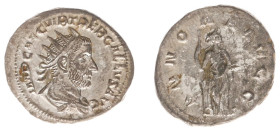 Roman Imperial Coinage - Trebonianus Gallus (251-253) - AR Antoninianus (Rome AD 253, 2.66 g) - Radiate, draped and cuirassed bust right / ANNONA AVGG...