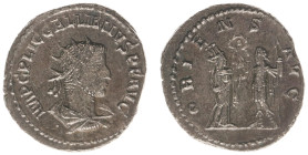 Roman Imperial Coinage - Gallienus (253-268) - BI Antoninianus (uncertain Syrian mint AD 260, 3.92 g) IMP C P LIC GALLIENVS P F AVG, radiate, draped a...