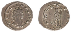 Roman Imperial Coinage - Gallienus (253-268) - BI Antoninianus (Antioch AD 267, 4.34 g) - Radiate, draped and cuirassed bust right / PM TRP XV PP Nept...